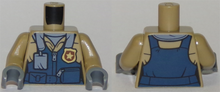 Plaatje in Gallery viewer laden, LEGO® Lijf met Motief Donker Geelbruin 973pb2918c01