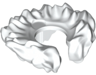 LEGO® los onderdeel Lijf Accessoire in kleur Wit 26066