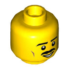 LEGO® los onderdeel Hoofd in kleur Geel 3626cpb2054