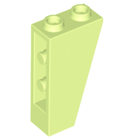 Plaatje in Gallery viewer laden, LEGO® los onderdeel Dakpan Omgekeerd Geelachtig Groen 2449