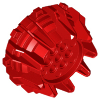 LEGO® los onderdeel Wiel in kleur Rood 64712