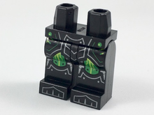 Plaatje in Gallery viewer laden, LEGO® los onderdeel Benen met Motief Zwart 970c00pb0769