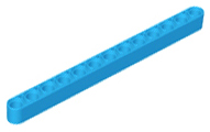 Plaatje in Gallery viewer laden, LEGO® onderdeel Technische Hefbalk Donker Azuurblauw 41239