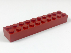 LEGO® los onderdeel Steen in kleur Donkerrood 3006