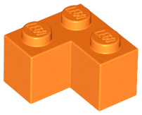 LEGO® los onderdeel Steen in kleur Oranje 2357