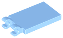 LEGO® los onderdeel Tegel Aangepast Helder Lichtblauw 30350b
