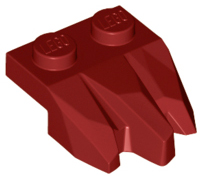 LEGO® los onderdeel Plaat Aangepast Donkerrood 27261