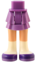 Plaatje in Gallery viewer laden, LEGO® los onderdeel Benen Medium Lavendel 92250c00pb14