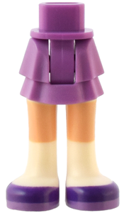 LEGO® los onderdeel Benen Medium Lavendel 92250c00pb14