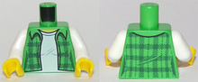 Plaatje in Gallery viewer laden, LEGO® los onderdeel Lijf met Motief Fel Groen 973pb2914c01