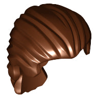LEGO® los onderdeel Haar in kleur Roodachtig Bruin 95226