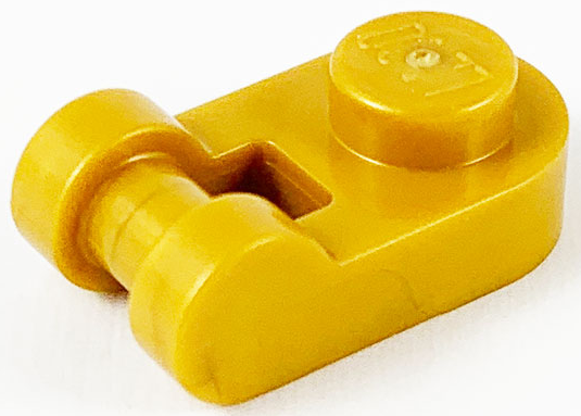 LEGO® los onderdeel Plaat Rond in kleur Parel Goud 26047