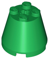 Plaatje in Gallery viewer laden, LEGO® los onderdeel Kegel in kleur Groen 6233