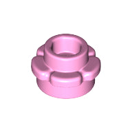 Plaatje in Gallery viewer laden, LEGO® los onderdeel Plaat Rond in kleur Fel Roze 24866