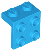 Plaatje in Gallery viewer laden, LEGO® los onderdeel Beugel in kleur Donker Azuurblauw 44728