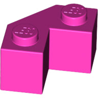 Plaatje in Gallery viewer laden, LEGO® los onderdeel Steen Aangepast Donker Roze 87620