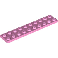 Plaatje in Gallery viewer laden, LEGO® los onderdeel Plaat Algemeen in kleur Fel Roze 3832