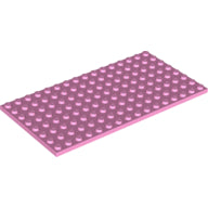 Plaatje in Gallery viewer laden, LEGO® los onderdeel Plaat Algemeen in kleur Fel Roze 92438
