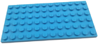 LEGO® los onderdeel Plaat Algemeen Donker Azuurblauw 3028
