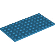 Plaatje in Gallery viewer laden, LEGO® los onderdeel Plaat Algemeen Donker Azuurblauw 3028