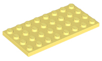 LEGO® los onderdeel Plaat Algemeen Helder Lichtgeel 3035