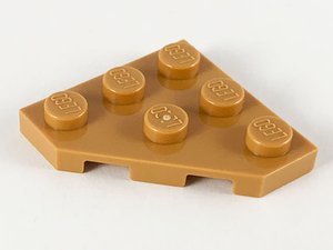 LEGO® los onderdeel Wig Plaat in kleur Medium Noga 2450