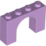 Plaatje in Gallery viewer laden, LEGO® los onderdeel Steen Boog in kleur Lavendel 6182