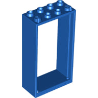 Plaatje in Gallery viewer laden, LEGO® los onderdeel Deurkozijn in kleur Blauw 60599