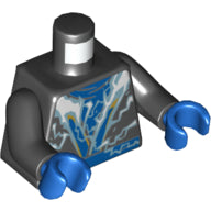 LEGO® los onderdeel Lijf met Motief Zwart 973pb3344c01