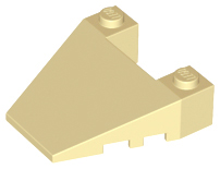LEGO® los onderdeel Wig in kleur Geelbruin 93348