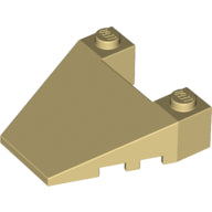 LEGO® los onderdeel Wig in kleur Geelbruin 93348