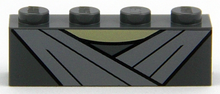Plaatje in Gallery viewer laden, LEGO® Steen met Motief Donker Blauwachtig Grijs 3010pb225
