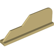 LEGO® los onderdeel Staart in kleur Geelbruin 23930