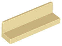 LEGO® los onderdeel Paneel in kleur Geelbruin 30413