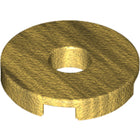 LEGO® los onderdeel Tegel Rond in kleur Parel Goud 15535