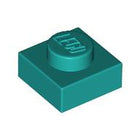 LEGO® los onderdeel Plaat Algemeen Donker Turkoois 3024