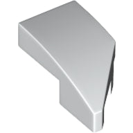 LEGO® los onderdeel Wig in kleur Wit 29120