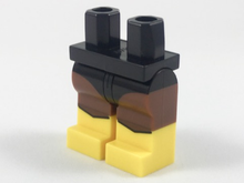 Plaatje in Gallery viewer laden, LEGO® los onderdeel Benen met Motief Zwart 970c88pb20
