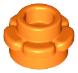 LEGO® los onderdeel Plaat Rond in kleur Oranje 24866