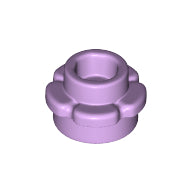 LEGO® los onderdeel Plaat Rond in kleur Lavendel 24866