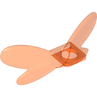 LEGO® Lijf Accessoire Doorzichtig Neon Oranje 10183