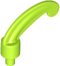 Plaatje in Gallery viewer laden, LEGO® los onderdeel Hoofddeksel Accessoire Limoen 4502a