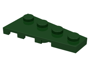 LEGO® los onderdeel Wig Plaat in kleur Donkergroen 41769