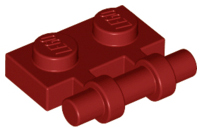 LEGO® los onderdeel Plaat Aangepast in kleur Donkerrood 2540