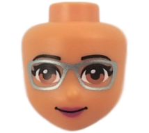 Plaatje in Gallery viewer laden, LEGO® los onderdeel Hoofd in kleur Noga 37588