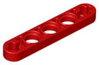Plaatje in Gallery viewer laden, LEGO® los onderdeel Technische Hefbalk in kleur Rood 11478