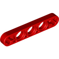 Plaatje in Gallery viewer laden, LEGO® los onderdeel Technische Hefbalk in kleur Rood 11478
