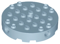 Plaatje in Gallery viewer laden, LEGO® los onderdeel Steen Rond in kleur Zandblauw 18897