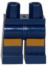 Plaatje in Gallery viewer laden, LEGO® onderdeel Benen met Motief Donkerblauw 970c00pb0748