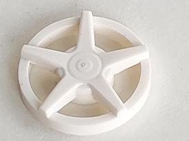 LEGO® los onderdeel Wiel Accessoire in kleur Wit 18978a